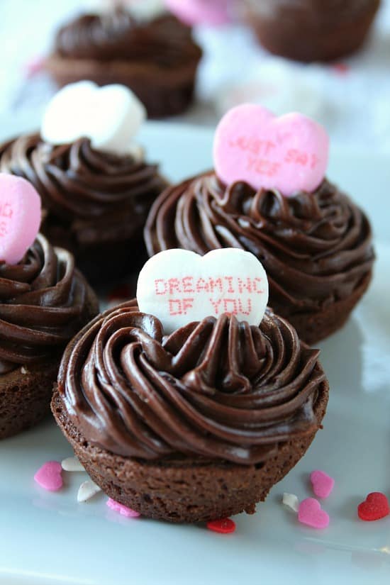 Valentine's Mini Brownie Bites Valentine's Mini Brownie Bites