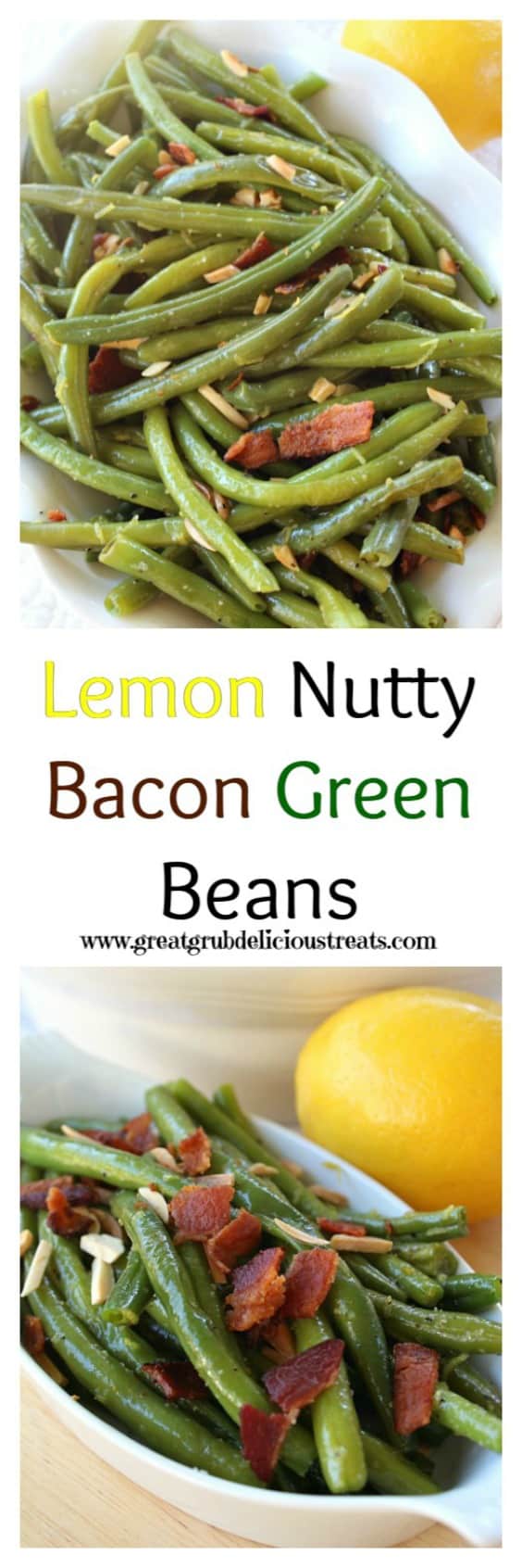 Lemon Nutty Bacon Green Beans.